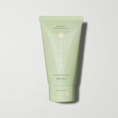 Tatcha Forest Awakening Hinoki & Cedar Body Wash Mini Size In White