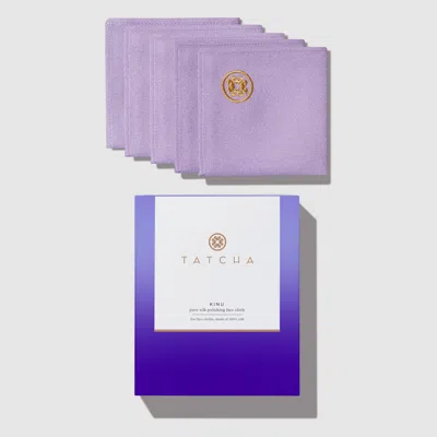 Tatcha Kinu Exfoliating Silk Face Cloth - Japanese Skincare 5 Pack / 7x7 Inches Each