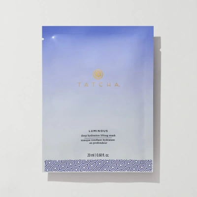 Tatcha Luminous Deep Hydration Lifting Mask 1-pack Boost Skin Moisture In White