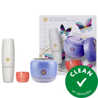 Tatcha Skin Nurturing Trio Set The Camellia Cleansing Oil 1.7 Fl. Oz. The Dewy Skin Cream 1.7 Fl. Oz. The B