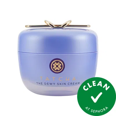 Tatcha The Dewy Skin Cream Plumping & Hydrating Refillable Moisturizer 1.7 oz / 50 ml In White