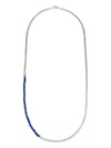 Tateossian Bead-embellished Two-tone Necklace In Metallic