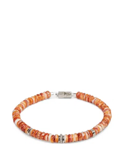 Tateossian Beaded Shell Bracelet In Multi