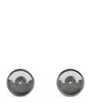 Tateossian Black Diamond Rotating Cufflinks In Gray