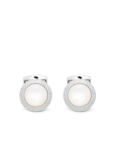TATEOSSIAN TATEOSSIAN BULLSEYE SEMI PRECIOUS CUFFLINKS