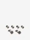 Tateossian Carbon Knot Cufflinks Sets In Overlay Knot With Carbon Fiber Details