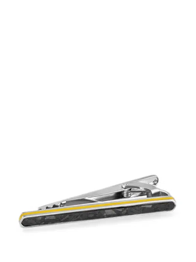 Tateossian Carbon-fibre Tie Clip In Black