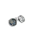 Tateossian Carousel Gear Cufflinks In Silver