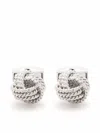 Tateossian Braided-knot Cufflinks In Grey