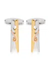 Tateossian Mayfair Peg Cufflinks In Grey