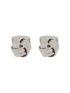 TATEOSSIAN TATEOSSIAN CUFFLINKS NODE BASE METAL PALLADIUM PLAIN ACCESSORIES