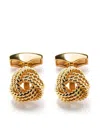 TATEOSSIAN TATEOSSIAN CUFFLINKS NODE BRASS YELLOW GOLD ROPE ACCESSORIES