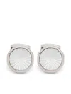 Tateossian Cufflinks Palladium Polished White