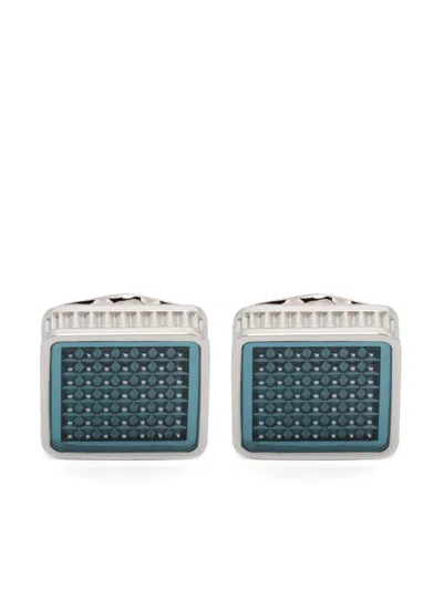TATEOSSIAN TATEOSSIAN CUFFLINKS SQUARED PALLADIUM POLISHED