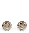 TATEOSSIAN CIRCLE SKELETON GEAR CUFFLINKS