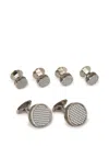 Tateossian Disc Cufflinks In Silver