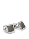 Tateossian Embossed Square Cufflinks In Metallic