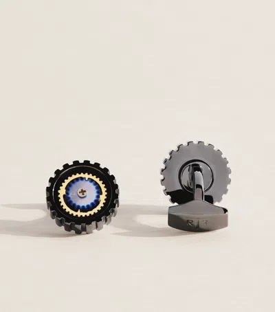 Tateossian Gear Cufflinks In Multi