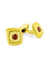 Tateossian Gem-detail Square Cufflinks In Gold
