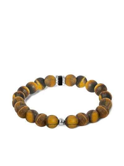 Tateossian Giza Beaded Bracelet In Burgundy
