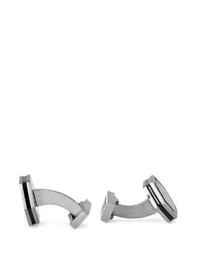 Tateossian Hexagon Enamel Cufflinks In Metallic