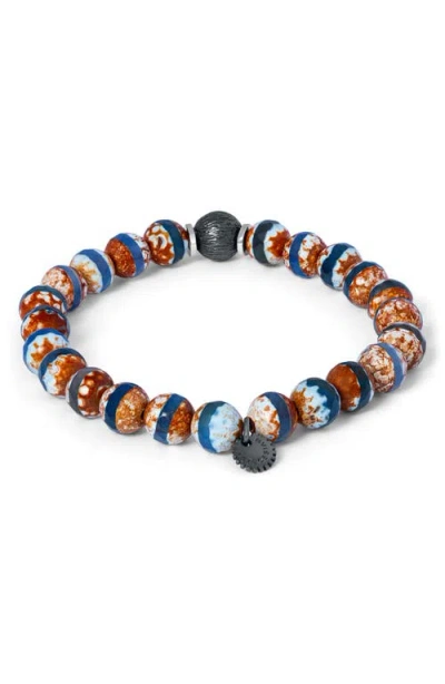 Tateossian Lhasa Graffiato Beaded Bracelet