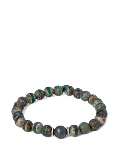 Tateossian Lhasa Graffiato Beaded-stone Bracelet In Multi