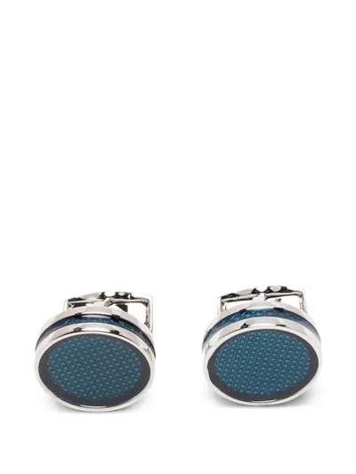 Tateossian London Tablet Ice Cufflinks In Silver