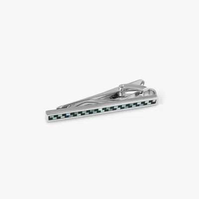 Tateossian London Thompson Mosaic Semi Precious Tie Clip