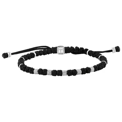 Pre-owned Tateossian Macrame Mykonos Diamond Bracelet (medium) In Multi