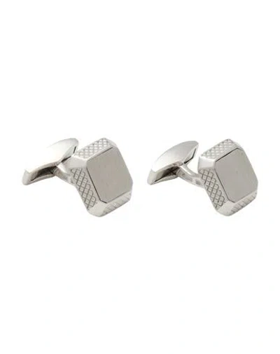 Tateossian Man Cufflinks And Tie Clips Silver Size - Metal