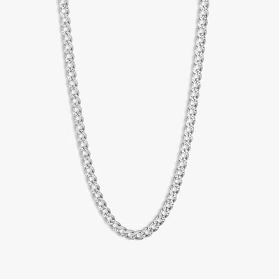 Tateossian Martellato Chain Necklace In Sterling Silver