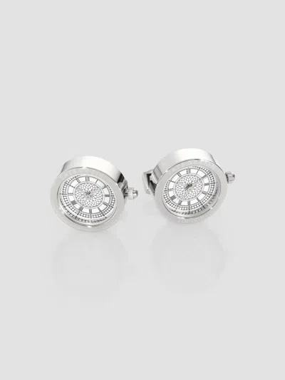 Tateossian Men's Big Ben Watch Cuff Links In Silver