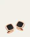 Tateossian Men's Black Onyx Cushion Cufflinks In Black