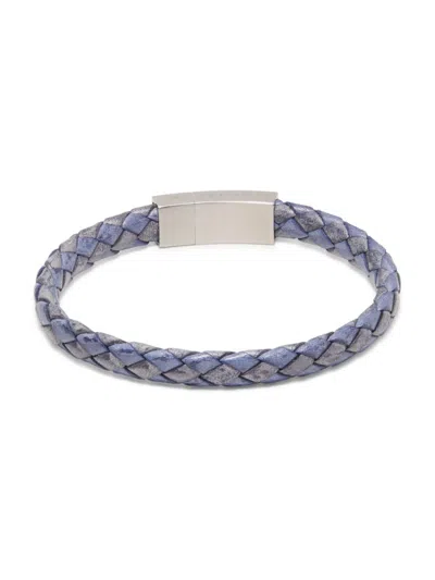 Tateossian Men's Rt Leather Single Wrap Bracelet