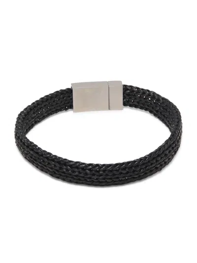 Tateossian Men's Rt Raffia Single Wrap Bracelet