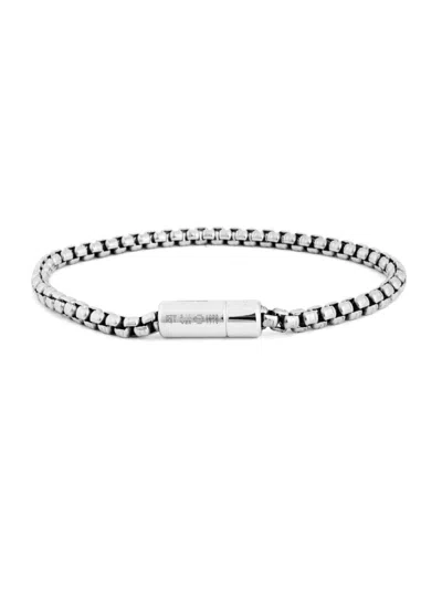 Tateossian Men's Sterlin Silver Oxidised Bracelet