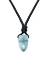TATEOSSIAN MEN'S WAX CORD & STAINLESS STEEL PENDANT NECKLACE