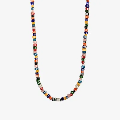 Tateossian Mini Rigato Java Multicoloured Necklace | Limited Edition