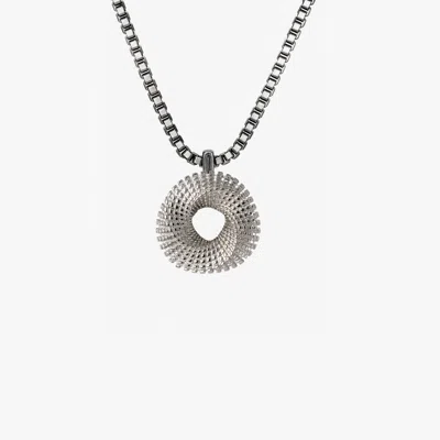 Tateossian Mobius Sterling Silver Necklace