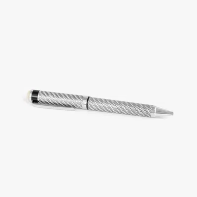 Tateossian Monaco Pen In Palladium & Mother Of Pearl