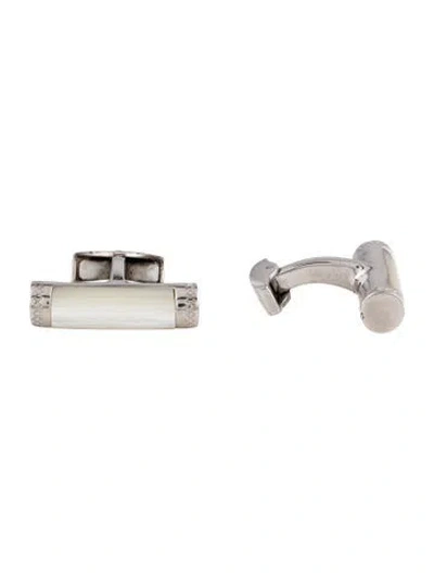 Pre-owned Tateossian Mother Of Pearl Cufflinks In Multi