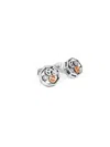 Tateossian Octo Gear Cufflinks In Silver