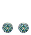Tateossian Palladium-plated Lhasa Mandala Cufflinks