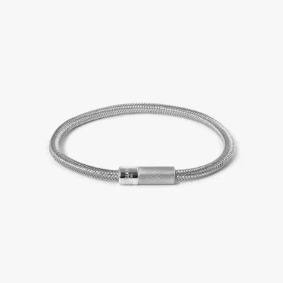 Tateossian Pop Rigato Rame Bracelet In Silver - M