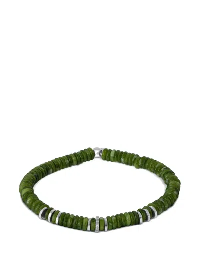 Tateossian Positano Beaded Bracelet In Green