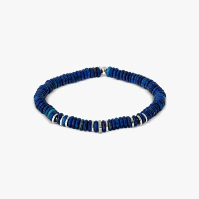 Tateossian Positano Beaded Bracelet With Blue Lapis - M