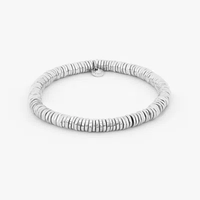 Tateossian Pure Disc Expandable Bracelet In Sterling Silver - L