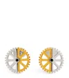 Tateossian Puzzle Gear Cufflinks In Silver