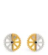 Tateossian Puzzle Gear Cufflinks In Silver